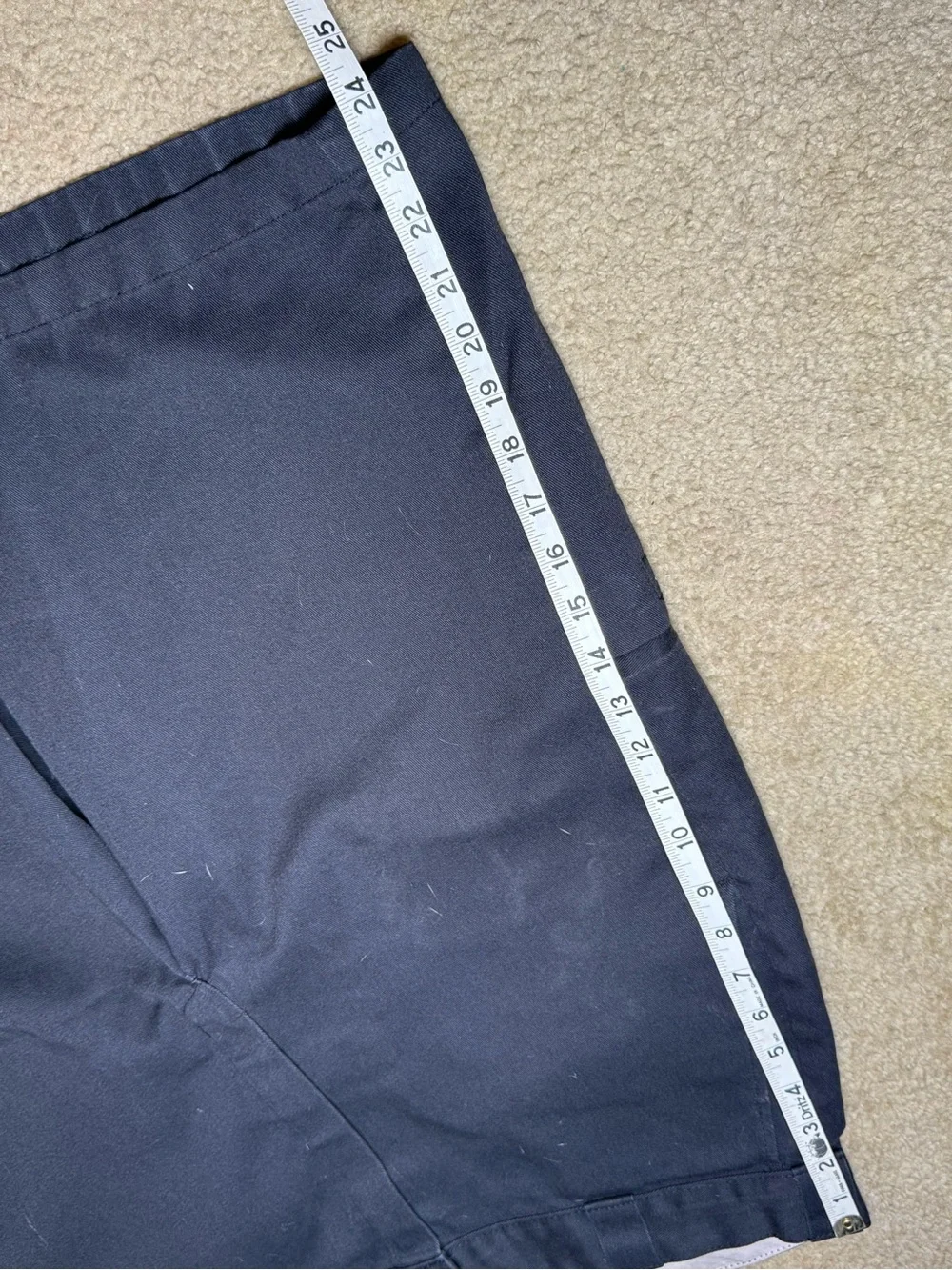 Dickies Navy Flat Front Work Shorts